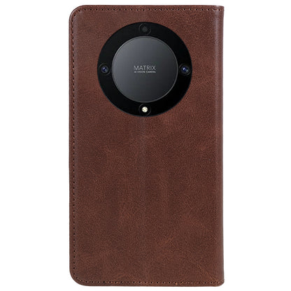 For Honor X40 5G / X9a 5G / Magic5 Lite 5G PU Leather Phone Case Calf Texture Wallet Stand Protective Cover