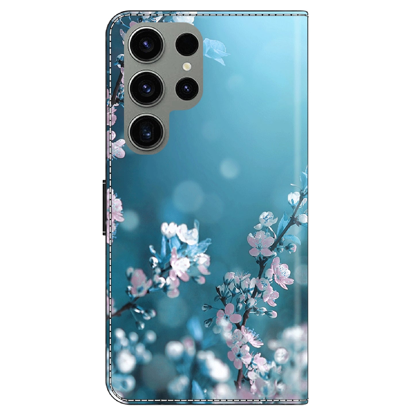 For Samsung Galaxy S23 Ultra 3D Pattern Phone Case PU Leather Wallet Stand Cover