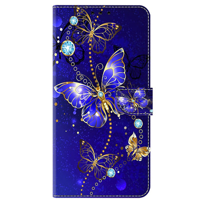 For Samsung Galaxy S23 Ultra 3D Pattern Phone Case PU Leather Wallet Stand Cover