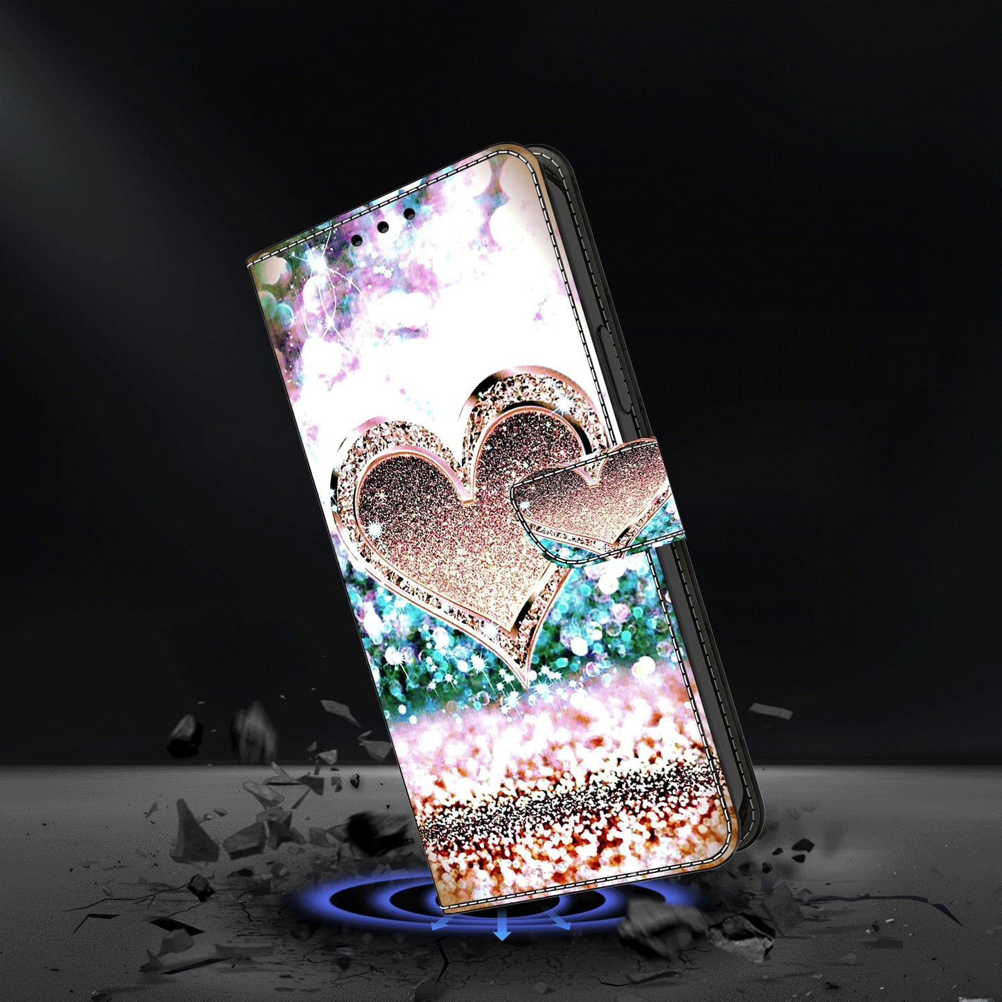 For Samsung Galaxy S23 Ultra 3D Pattern Phone Case PU Leather Wallet Stand Cover