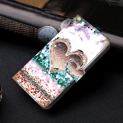 For Samsung Galaxy S23 Ultra 3D Pattern Phone Case PU Leather Wallet Stand Cover