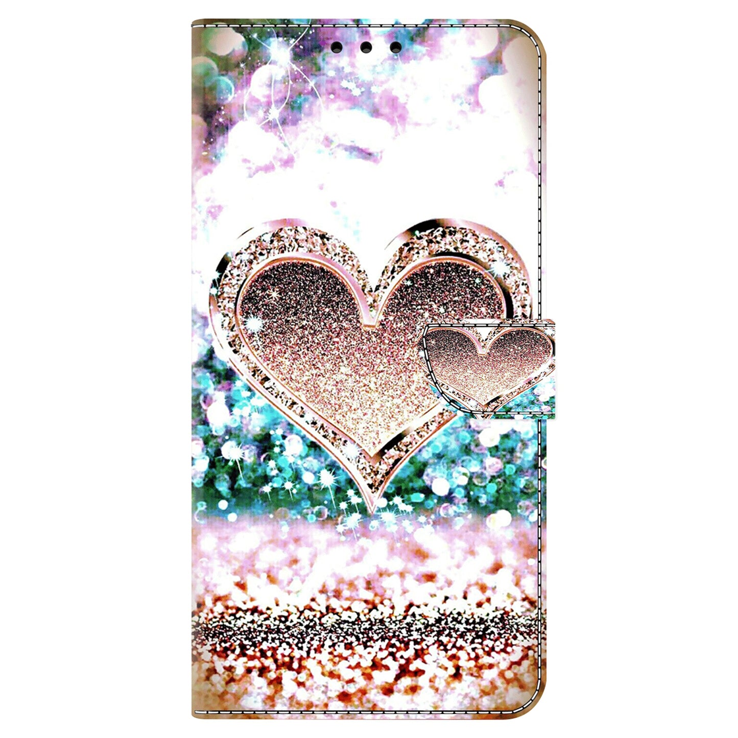 For Samsung Galaxy S23 Ultra 3D Pattern Phone Case PU Leather Wallet Stand Cover