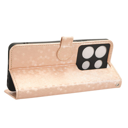 For Infinix Note 30 5G Leather Wallet Phone Case Dot Imprinted Shockproof Stand Cover