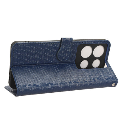 For Infinix Note 30 5G Leather Wallet Phone Case Dot Imprinted Shockproof Stand Cover