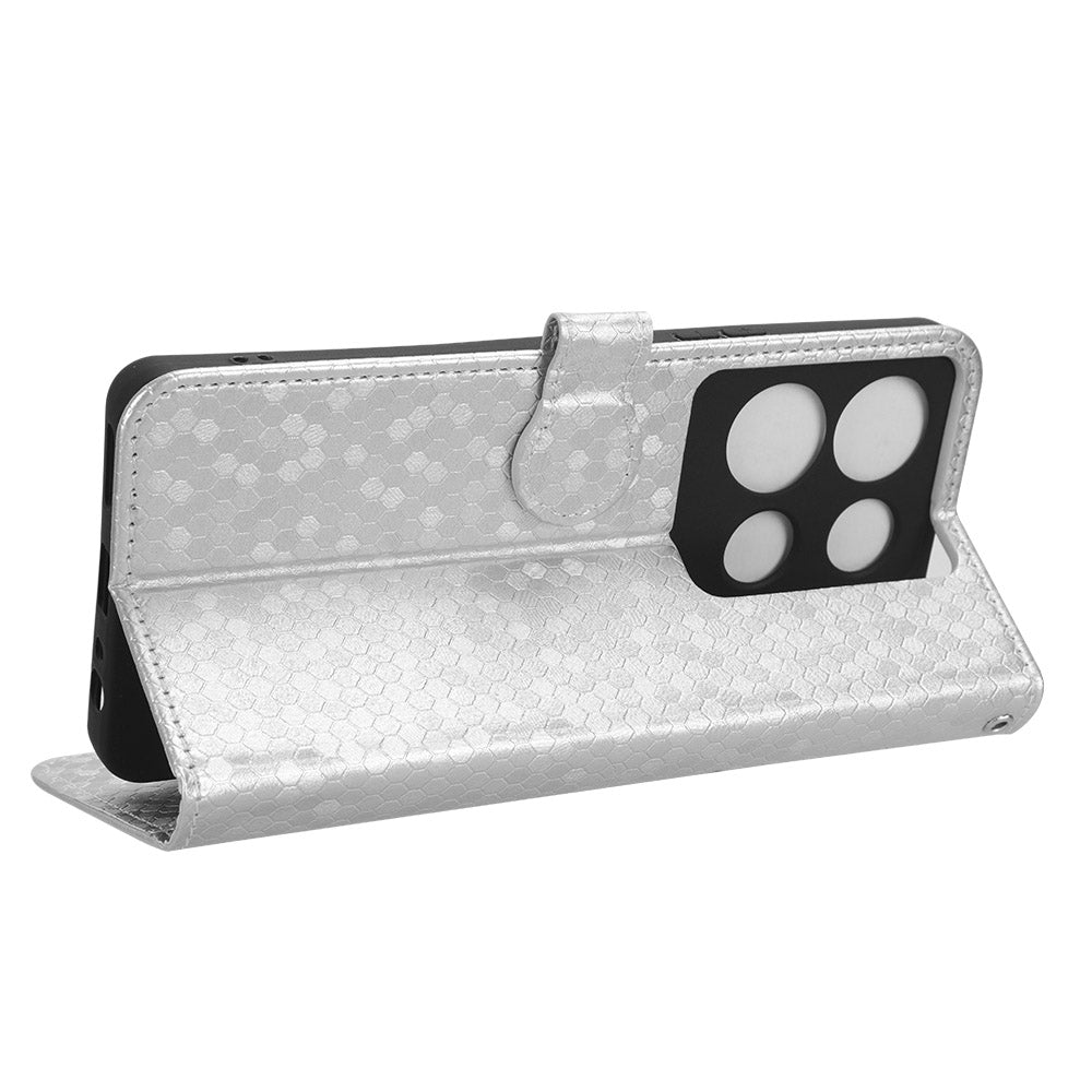 For Infinix Note 30 5G Leather Wallet Phone Case Dot Imprinted Shockproof Stand Cover