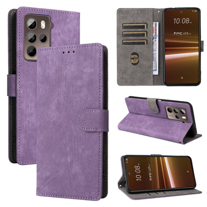 For HTC U23 / U23 Pro 5G Scratch Proof Phone Cover RFID Blocking Wallet Stand Shell Leather Case