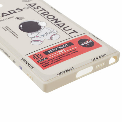 For Samsung Galaxy S23 Ultra Cartoon Astronaut Pattern Soft TPU Case Precise Cutout Phone Cover