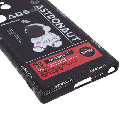 For Samsung Galaxy S23 Ultra Cartoon Astronaut Pattern Soft TPU Case Precise Cutout Phone Cover