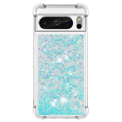 YB Quicksand Series-1 for Google Pixel 8 Pro Glitter Liquid Phone Case Transparent TPU Shockproof Cover