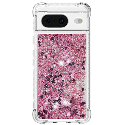 YB Quicksand Series-1 for Google Pixel 8 Sparkle Flowing Case TPU Corner Cushion Phone Cover