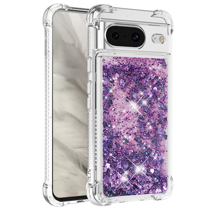 YB Quicksand Series-1 for Google Pixel 8 Sparkle Flowing Case TPU Corner Cushion Phone Cover