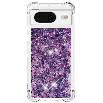 YB Quicksand Series-1 for Google Pixel 8 Sparkle Flowing Case TPU Corner Cushion Phone Cover