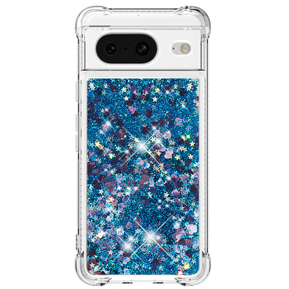 YB Quicksand Series-1 for Google Pixel 8 Sparkle Flowing Case TPU Corner Cushion Phone Cover