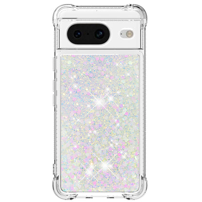 YB Quicksand Series-1 for Google Pixel 8 Sparkle Flowing Case TPU Corner Cushion Phone Cover