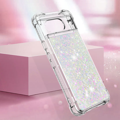 YB Quicksand Series-1 for Google Pixel 8 Sparkle Flowing Case TPU Corner Cushion Phone Cover