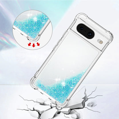 YB Quicksand Series-1 for Google Pixel 8 Sparkle Flowing Case TPU Corner Cushion Phone Cover