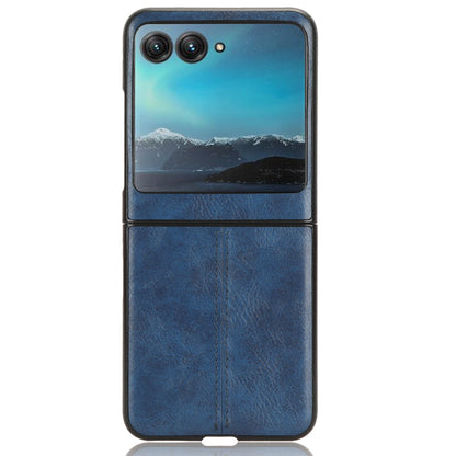 For Motorola Razr 40 Ultra 5G PU Leather + Hard PC Shell Stitching Lines Ultra Thin Phone Cover