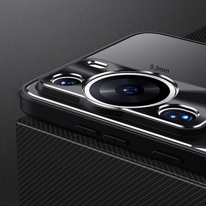 For Huawei P60 Pro Kickstand Phone Cover TPU + Aluminium Alloy Anti-drop Phone Case