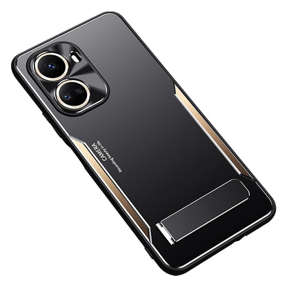 For Huawei nova 10 SE 4G Anti-scratch Phone Cover TPU+Aluminium Alloy Kickstand Case