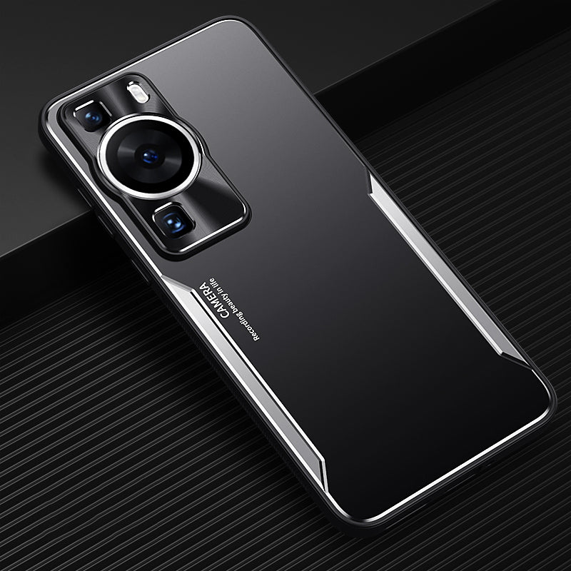 For Huawei P60 Shockproof Phone Case Aluminium Alloy+TPU Anti-scratch Cover
