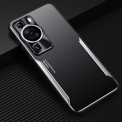 For Huawei P60 Shockproof Phone Case Aluminium Alloy+TPU Anti-scratch Cover