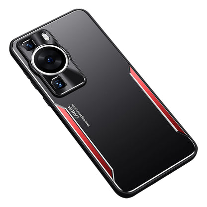 For Huawei P60 Shockproof Phone Case Aluminium Alloy+TPU Anti-scratch Cover