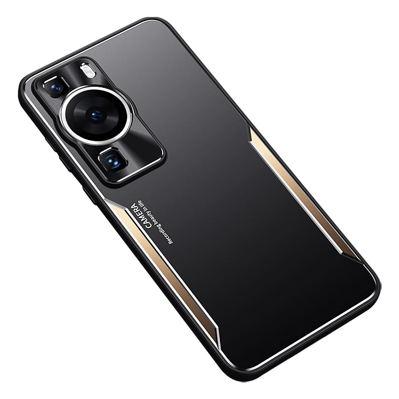 For Huawei P60 Shockproof Phone Case Aluminium Alloy+TPU Anti-scratch Cover