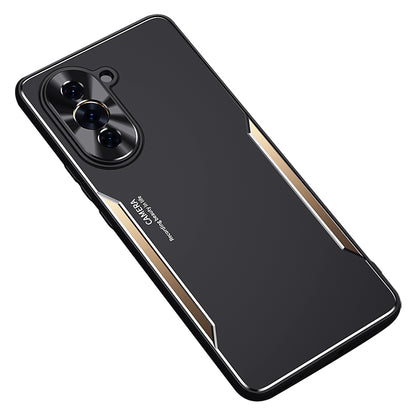 For Huawei nova 10 Pro 4G Aluminium Alloy+TPU Phone Cover Drop-proof Back Case
