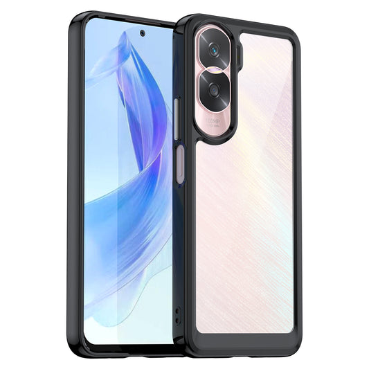 For Honor 90 Lite 5G / X50i 5G TPU+Acrylic Mobile Phone Back Cover Clear Protective Shockproof Case