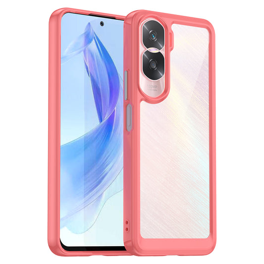 For Honor 90 Lite 5G / X50i 5G TPU+Acrylic Mobile Phone Back Cover Clear Protective Shockproof Case