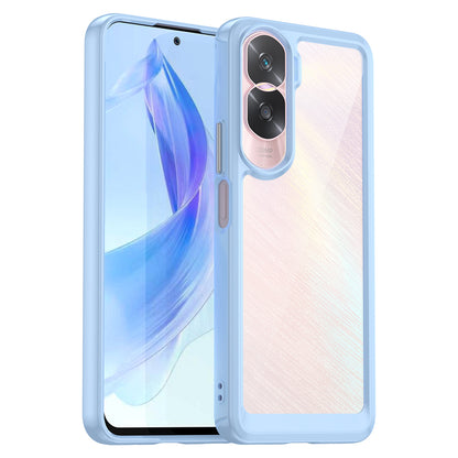 For Honor 90 Lite 5G / X50i 5G TPU+Acrylic Mobile Phone Back Cover Clear Protective Shockproof Case