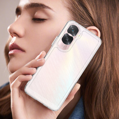 For Honor 90 Lite 5G / X50i 5G TPU+Acrylic Mobile Phone Back Cover Clear Protective Shockproof Case