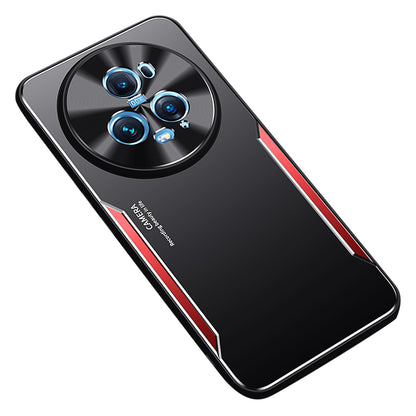 For Honor Magic5 Pro Slim-fit Smartphone Shell Aluminum Alloy + TPU Mobile Phone Case