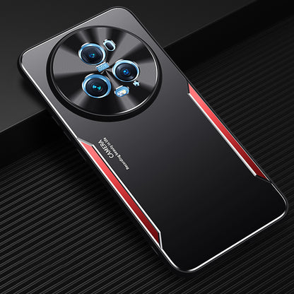 For Honor Magic5 Pro Slim-fit Smartphone Shell Aluminum Alloy + TPU Mobile Phone Case