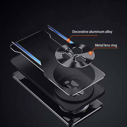 For Honor Magic5 Pro Slim-fit Smartphone Shell Aluminum Alloy + TPU Mobile Phone Case
