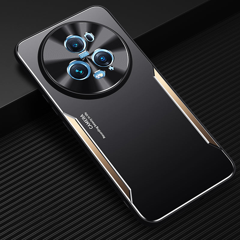 For Honor Magic5 Pro Slim-fit Smartphone Shell Aluminum Alloy + TPU Mobile Phone Case