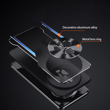 For Honor Magic5 Pro Slim-fit Smartphone Shell Aluminum Alloy + TPU Mobile Phone Case