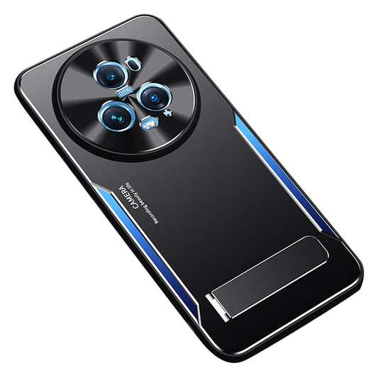 For Honor Magic5 Pro Shockproof Phone Cover Kickstand TPU+Aluminium Alloy Cell Phone Shell Case
