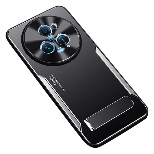 For Honor Magic5 Pro Shockproof Phone Cover Kickstand TPU+Aluminium Alloy Cell Phone Shell Case