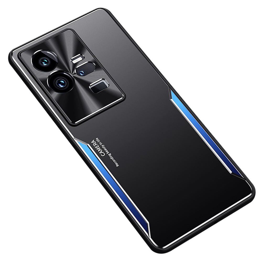 For vivo iQOO 11 Pro 5G Soft TPU + Hard Aluminium Alloy Anti-fall Cover Shockproof Phone Case