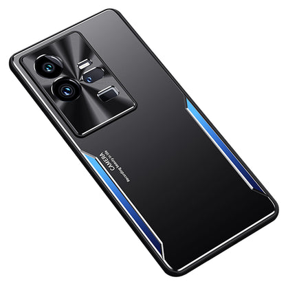 For vivo iQOO 11 Pro 5G Soft TPU + Hard Aluminium Alloy Anti-fall Cover Shockproof Phone Case