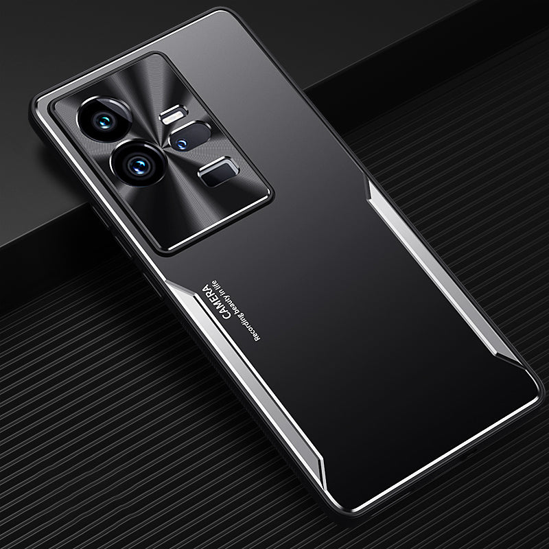 For vivo iQOO 11 Pro 5G Soft TPU + Hard Aluminium Alloy Anti-fall Cover Shockproof Phone Case