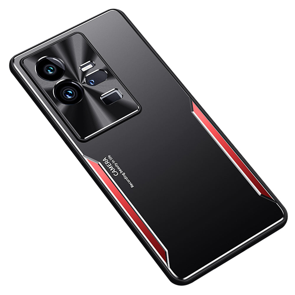For vivo iQOO 11 Pro 5G Soft TPU + Hard Aluminium Alloy Anti-fall Cover Shockproof Phone Case