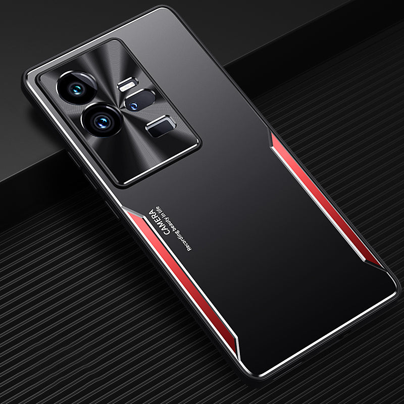 For vivo iQOO 11 Pro 5G Soft TPU + Hard Aluminium Alloy Anti-fall Cover Shockproof Phone Case