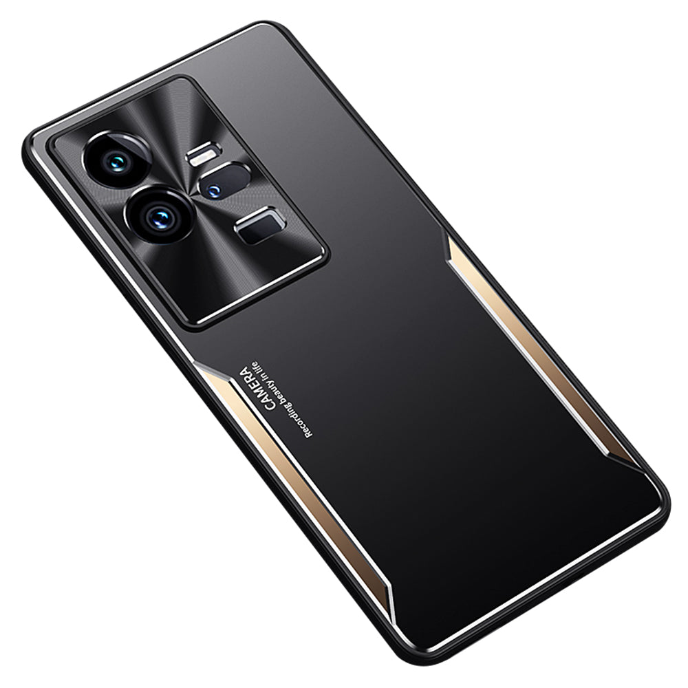 For vivo iQOO 11 Pro 5G Soft TPU + Hard Aluminium Alloy Anti-fall Cover Shockproof Phone Case