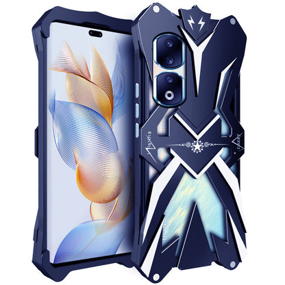For Honor 90 Pro Full Metal Protective Phone Case Aluminum Alloy Heavy Duty Shockproof Cover