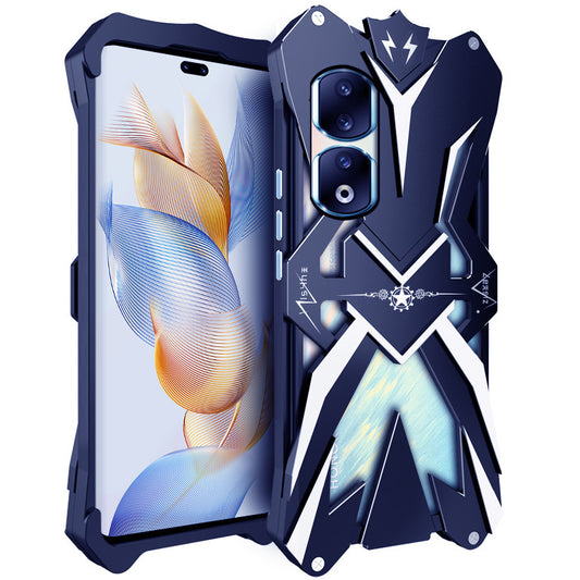 For Honor 90 Pro Full Metal Protective Phone Case Aluminum Alloy Heavy Duty Shockproof Cover