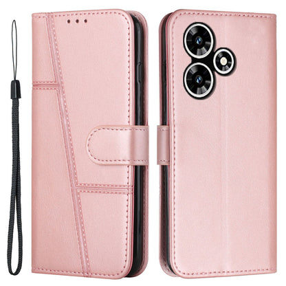 For Infinix Hot 30 Smartphone Case Anti-scratch PU Leather Magnetic Clasp Wallet Stand Cover