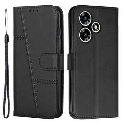 For Infinix Hot 30 Smartphone Case Anti-scratch PU Leather Magnetic Clasp Wallet Stand Cover
