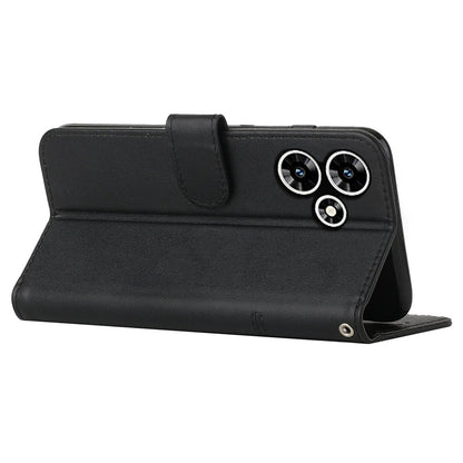 For Infinix Hot 30 Smartphone Case Anti-scratch PU Leather Magnetic Clasp Wallet Stand Cover